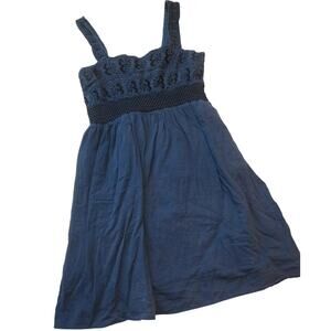 dELiA*s Embroidered Sundress, Blue, Large
